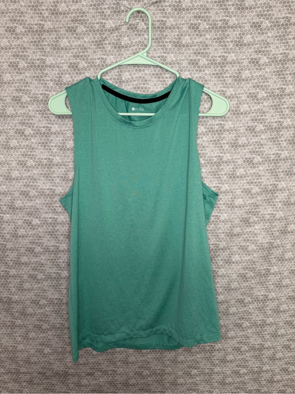 Zella Women Medium Teal Workout Tank Top